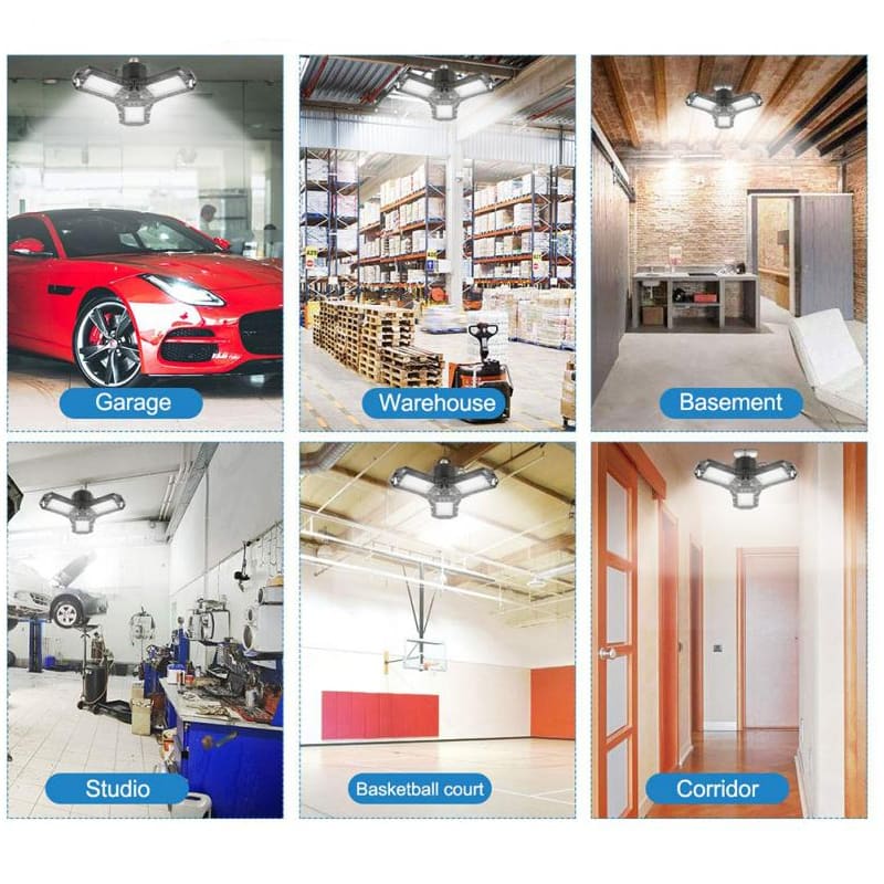 SuperBright 360º Triple LED Garage Light Luxsets